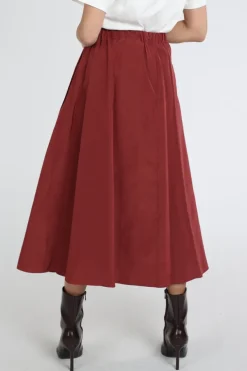 MaxMara formica mm10007 Rok wijd lang Cerise
