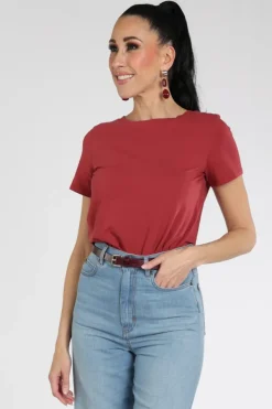MaxMara multif mm13168 T-shirt korte mouw Cerise