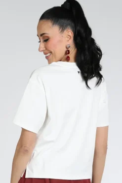 MaxMara sabato mm13321 T-shirt korte mouw Wit