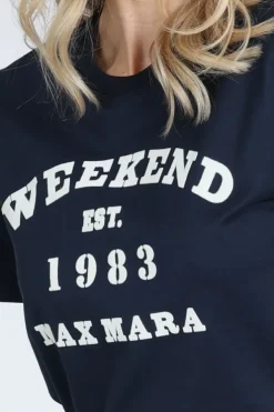 MaxMara Tenue mm13190 T-shirt korte mouw Marine