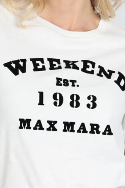 MaxMara Tenue mm13190 T-shirt korte mouw Wit