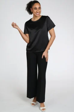MaxMara Zona mm13103 Blouse korte mouw Zwart