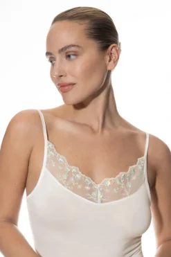 MEY Delighted45228 Spaghetti top champagne