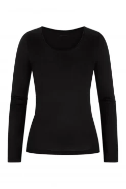 MEY Emotion56202 T-shirt long sleeve zwart