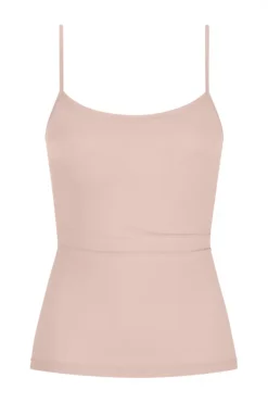 MEY Superfine Organic25815 Spaghetti top licht taupe