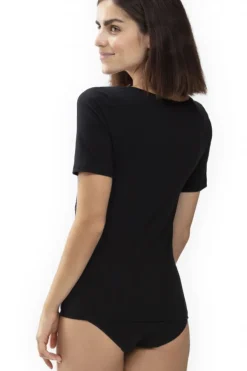 MEY Superfine Organic26815 T-shirt zwart