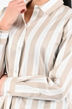Monari 809634 Blouse lange mouw Beige
