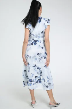 Monari 410778 Jurk mouwloos Blauw