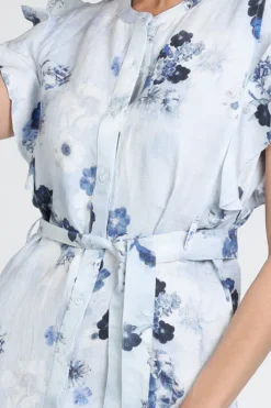Monari 410778 Jurk mouwloos Blauw