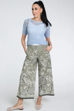 Monari 409945 Pull korte mouw Licht blauw