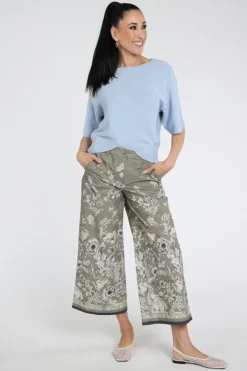 Monari 409948 Pull korte mouw Licht blauw
