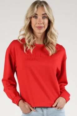 Monari 410102 Sweater Rood