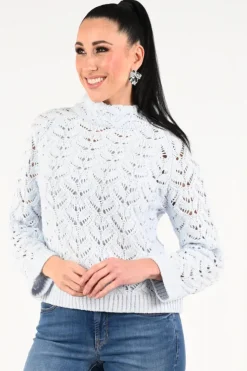 Monari 809468 Trui Licht blauw