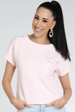 Monari 410967 T-shirt korte mouw Roze