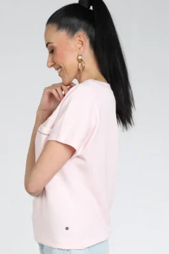 Monari 410967 T-shirt korte mouw Roze