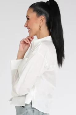 Moscow Julia 124-05 Blouse lange mouw Wit
