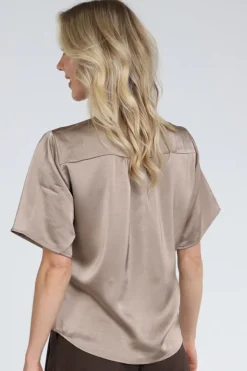 Neo Noir 165695 Blouse korte mouw Taupe