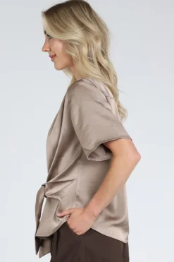 Neo Noir 165695 Blouse korte mouw Taupe