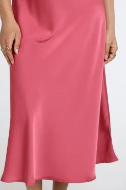 Neo Noir Bovary skirt Rok wijd lang Cerise