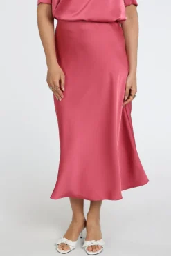 Neo Noir Bovary skirt Rok wijd lang Cerise