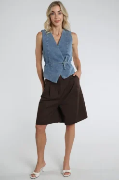Neo Noir 168983 Gilet Blue denim