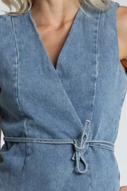 Neo Noir 168983 Gilet Blue denim