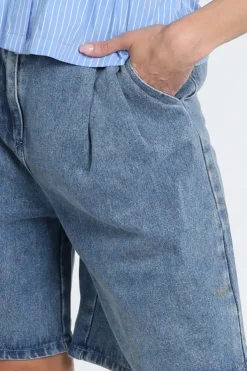 Neo Noir Rosel denim shorts Short Blue denim