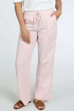 Neo Noir Sonar Linen pants Broek Roze
