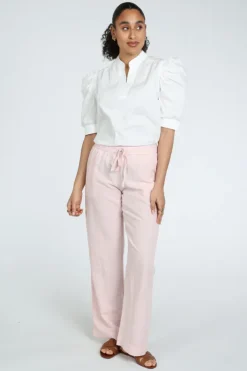 Neo Noir Sonar Linen pants Broek Roze