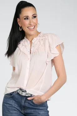 Neo Noir Vinsa S voile top Top Roze