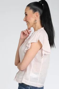 Neo Noir Vinsa S voile top Top Roze