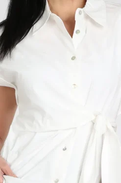 Nukus NKS01156 Blouse korte mouw Off white