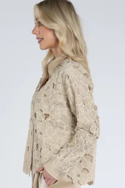 Nukus NKS02228 Blouse lange mouw Camel