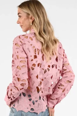 Nukus NKS02228 Blouse lange mouw Roze
