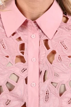 Nukus NKS02228 Blouse lange mouw Roze