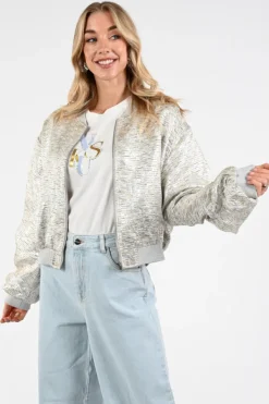 Nukus NKS13096 Bomber Zilver