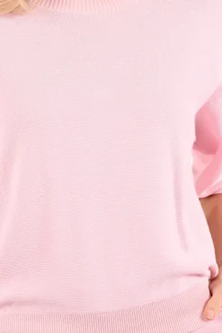 Nukus NKS03056 Pull korte mouw Licht roze
