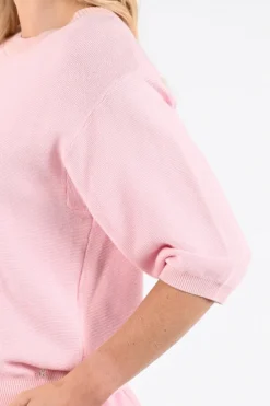 Nukus NKS03056 Pull korte mouw Licht roze
