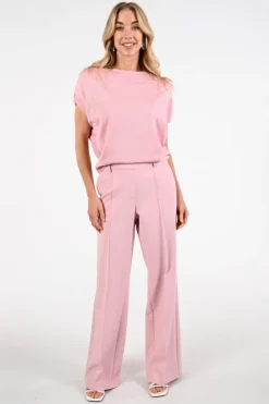 Nukus NKS01174 Pull korte mouw Licht roze