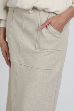 Nukus NKS10028 Rok recht lang Zand