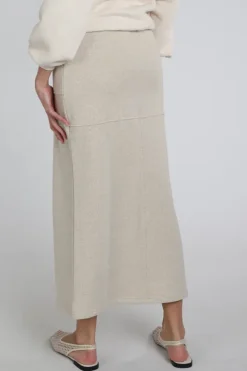 Nukus NKS10028 Rok recht lang Zand