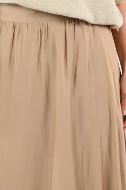 Nukus NKS10022 Rok wijd lang Camel