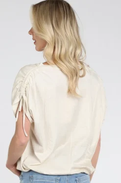 Nukus NKS01127 T-shirt driekwart mouw Goud