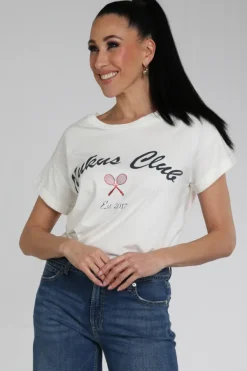 Nukus NKS04007 T-shirt korte mouw Off white