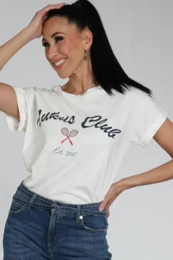 Nukus NKS04007 T-shirt korte mouw Off white