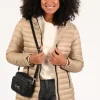 Ornella leder tas Tas Zwart