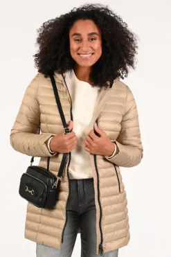 Ornella leder tas Tas Zwart