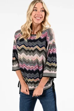 Oui 96767 Pull korte mouw Roze