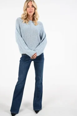 Oui 96440 Trui Licht blauw