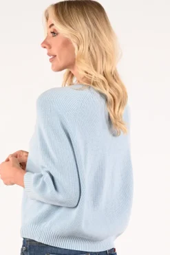 Oui 96746 Trui Licht blauw